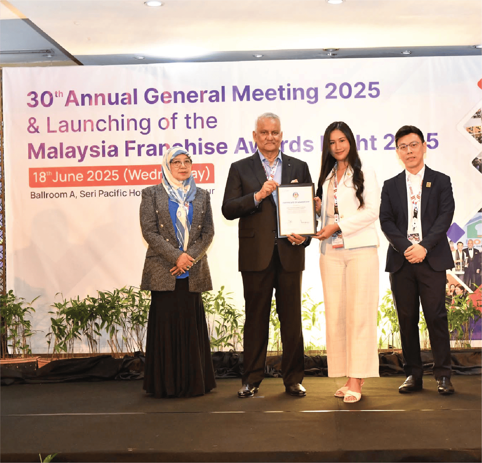King’s Park Recognised as Association Support Institution by Malaysian Franchise Association